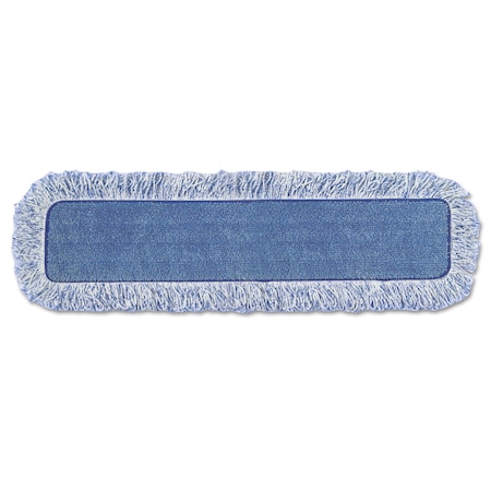Rubbermaid Commercial 18 x 5.7 Mop Pad, Blue, Microfiber, PK6 FGQ41600BL00